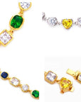Pharrell Williams grills are studded with sapphires, rubies and emeralds. INFINITY GAUNTLETS jewelry diamond choker jacob & co short necklace gemstone heart Gabby Elan Jewelry infinity stone grillz grill grills