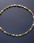 Pharrell Williams grills are studded with sapphires, rubies and emeralds. INFINITY GAUNTLETS jewelry diamond choker jacob & co short necklace gemstone heart Gabby Elan Jewelry infinity stone grillz grill grills