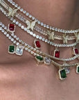 playboi carti ian connor butterfly tennis link chain choker kylie jenner stormi diamond vvs custom jewelers