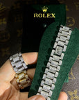 Fully iced Presidential ring - Silver