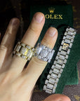 Fully iced Presidential ring - Gold