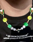asap rocky jewelry pearl necklace dice skull chain choker playboi carti vlone