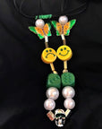 asap rocky jewelry pearl necklace dice skull chain choker playboi carti vlone