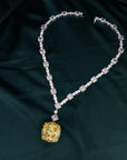 Beyoncé's Tiffany & Co diamond necklace is worth $30 million harpersbazaar.com tiffany yellow diamond necklace beyonce' from The 128-carat yellow diamond was worn by Hepburn during the Breakfast At Tiffany's press tour in 1961, and was seen again on Lady Gaga