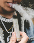 JUUL Vape E-Cig fully iced case Pendant Holder Cover Case diamond shopgld