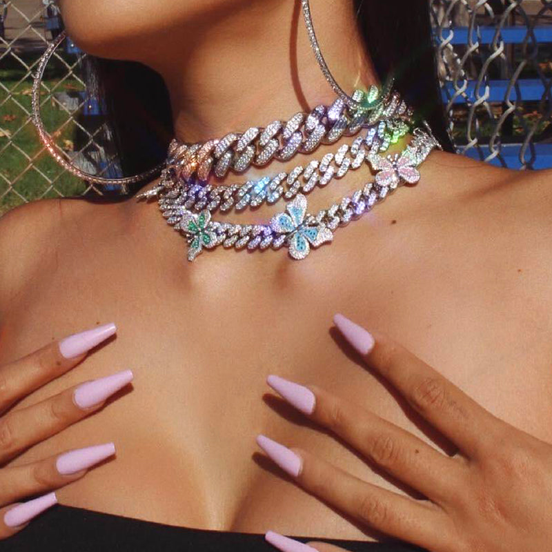 Travis Scott Buys Kylie Jenner $60,000 Chain for Her Birthday butterfly necklace cuban links chain stormi pregnant