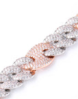 20mm gucci link cuban link combo necklace chain custom clasp diamond shopgld gold