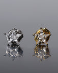 eyefunny star diamond stud earring white gold yellow gold jbalvin nigo
