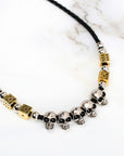 asap rocky jewelry pearl necklace dice skull chain choker playboi carti vlone