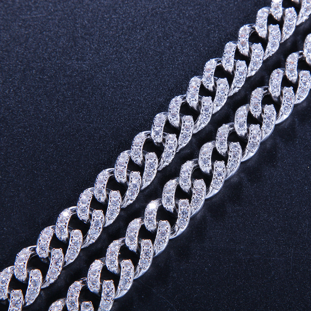 8mm cuban link ben baller ifandco vvs diamond necklace chain shopgld travis scott kylie jenner stormi