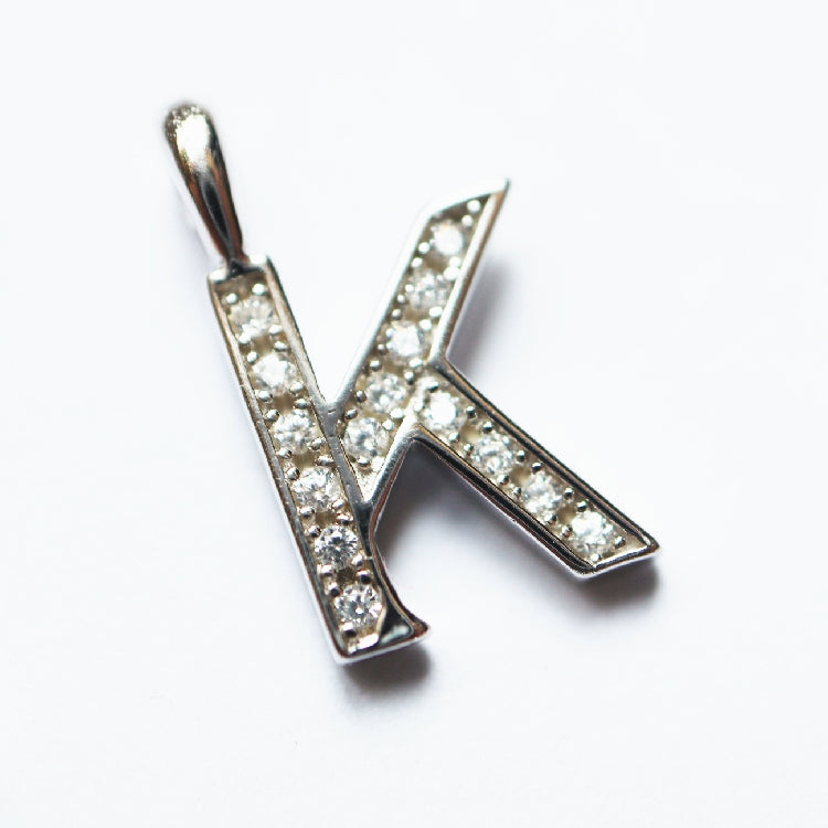 eyefunny アイファニー custom letter diamond alphabet necklace chain