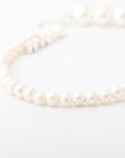 WILL SHOTT Split-Pearl Bracelet black agate pearl will shott willshott.com NYC