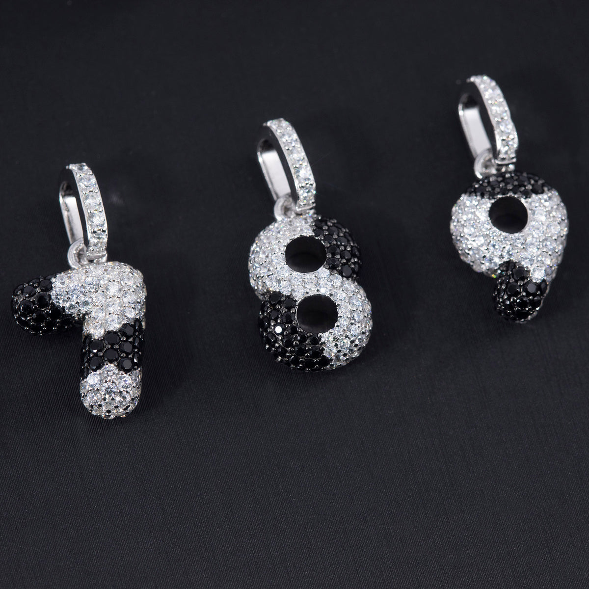 Custom A-Z alphabet letter bubble nano - Cow