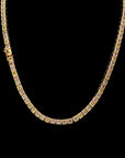 diamond princess cut tennis link diamond necklace choker chain asap rocky travis scott vlone vvs ifadnco