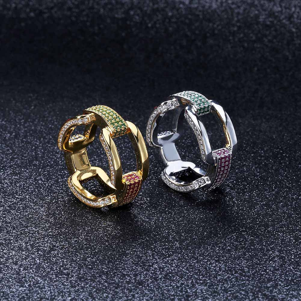 gucci hermes link ring vvs diamond ifandco as seen on drake affordable hip hop jewelry