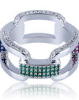 gucci hermes link ring vvs diamond ifandco as seen on drake affordable hip hop jewelry