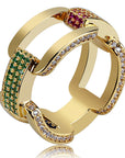 gucci hermes link ring vvs diamond ifandco as seen on drake affordable hip hop jewelry