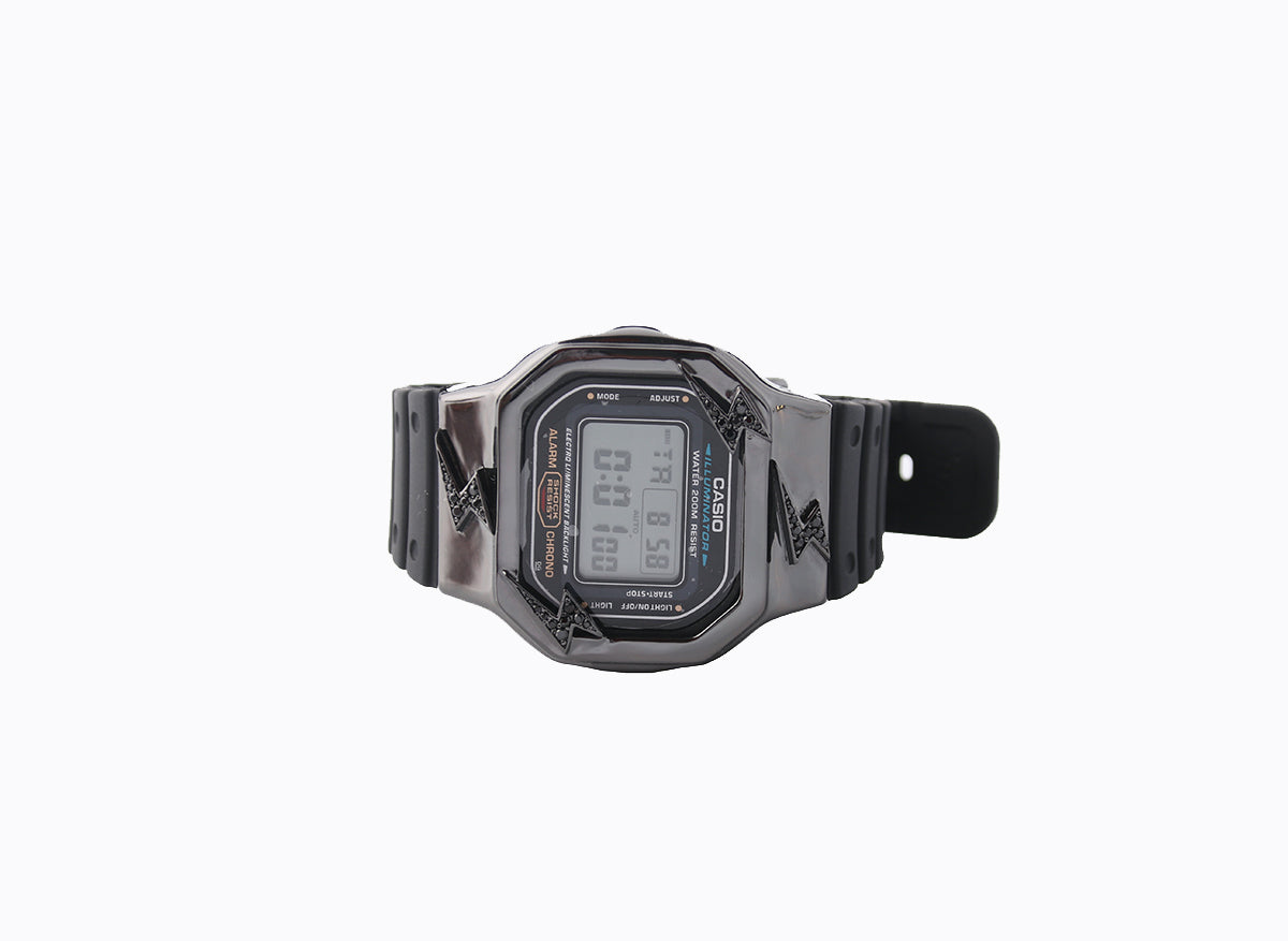 eyefunny gshock casio watch custom part bezel diamond ginza jbalvin