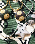 Super mario bro's star pendant necklace ball chain free matching chain ifandco pharrell mushroom