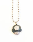 Super mario bro's star pendant necklace ball chain free matching chain ifandco pharrell mushroom
