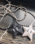 Super mario bro's star pendant necklace ball chain free matching chain ifandco pharrell mushroom