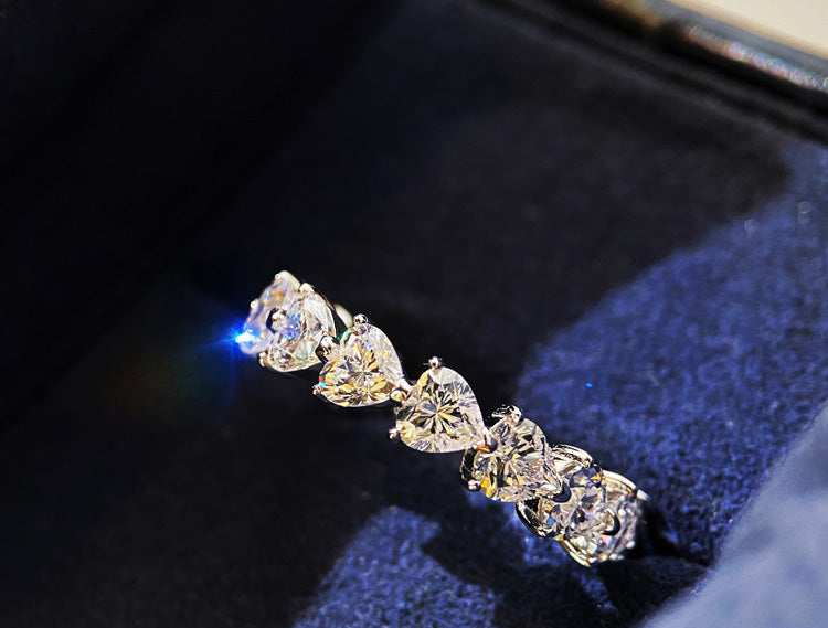 harry winston eternity ring heart diamond travis scott kylie jenner cardib offset