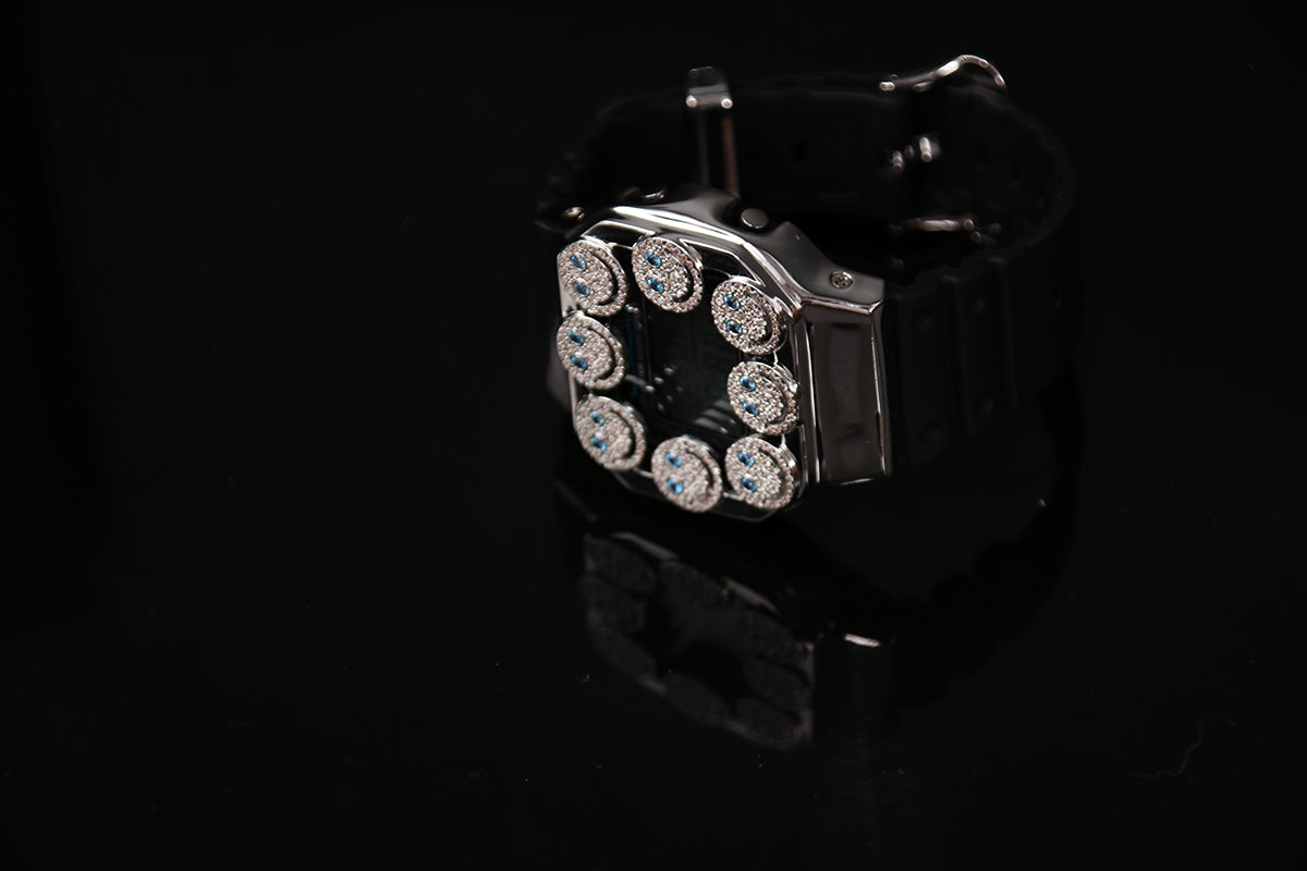 eyefunny gshock 5600 bezel custom case watch diamond farfetch