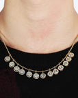 EYEFUNNY smiling face skull kaws pendant necklace chain diamond vvs アイファニー nigo VIRGIL JBALVIN