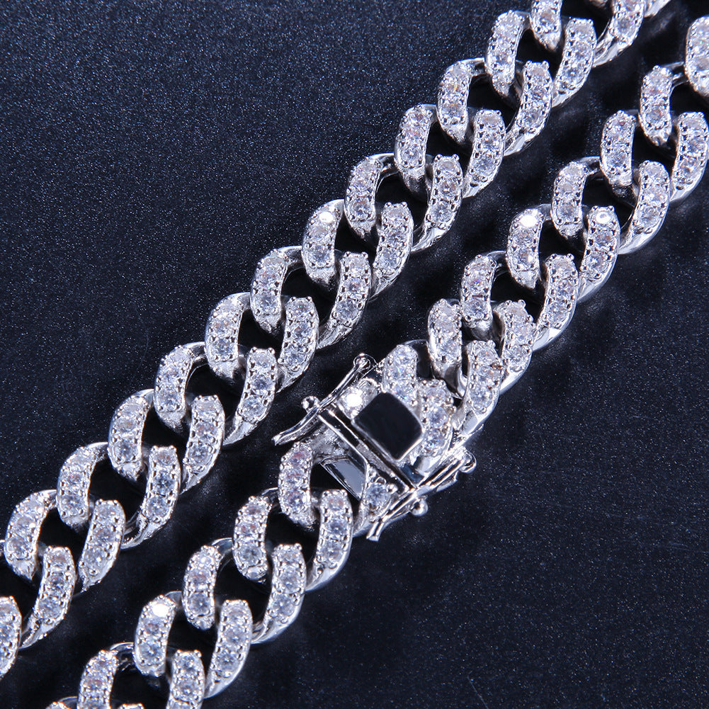 8mm cuban link ben baller ifandco vvs diamond necklace chain shopgld travis scott kylie jenner stormi
