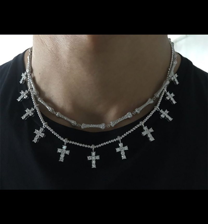 eyefunny bone diamond necklace buy cheap inexpensive goros chromehearts gld shop ifandco