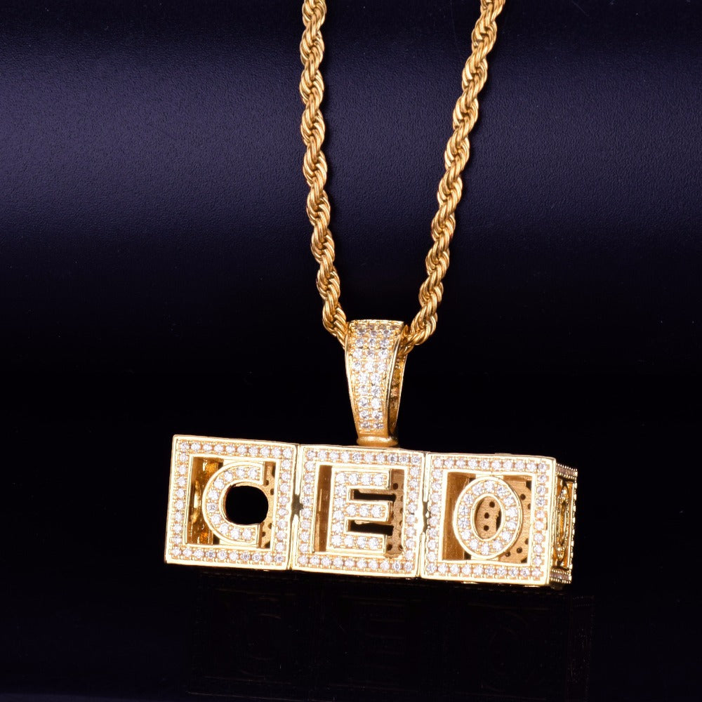 affordable hip hop custom jeweler iced out baby block letter pendant necklace chain shopgld