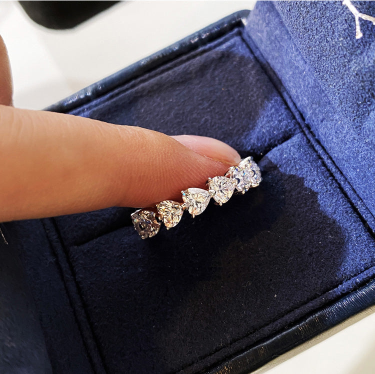harry winston eternity ring heart diamond travis scott kylie jenner cardib offset