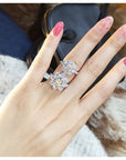 Sunflower by Harry Winston, Large Diamond Ring cheap best price engagement rings wedding