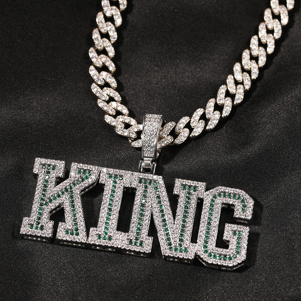 Custom A-Z baguette diamond custom Letters numbers Initial Charm pendant hollywood celebrity jewelers jewelry hip hop diamond necklace chain