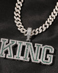 Custom A-Z baguette diamond custom Letters numbers Initial Charm pendant hollywood celebrity jewelers jewelry hip hop diamond necklace chain