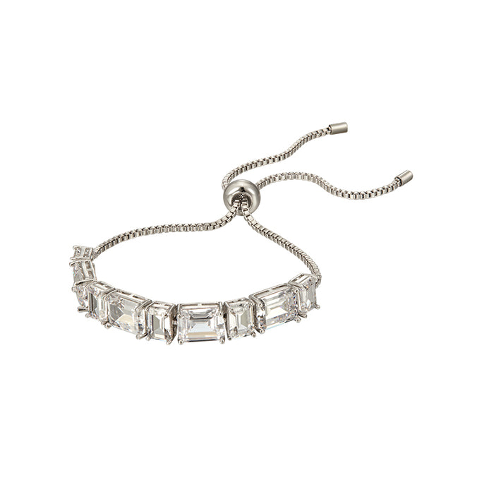 adjustable emerald cut vvs lab diamond tennis link ifandco shopgld