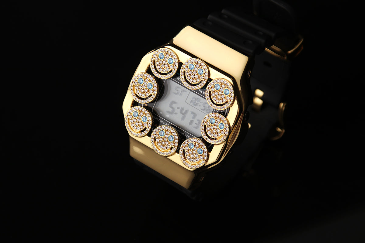 eyefunny gshock 5600 bezel custom case watch diamond farfetch