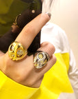 SUPERFLAT murakami takashi skull floral ring ifandco bape nigo as seen on travis scott kanye