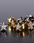 eyefunny star diamond stud earring white gold yellow gold jbalvin nigo