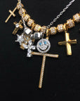 EYEFUNNY smiling face pendant necklace chain diamond vvs アイファニー POGGY KIM JONES VIRGIL JBALVIN