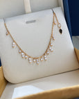Kylie Jenner Tiffany diamonds dangling choker chain necklace hw Harry Winston
