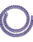 14mm curb cuban link necklace chain two row diamond purple black gold haze trap liluzivert drake travis scott shopgld diamond ifandco icebox jewelry hip hop rappers 