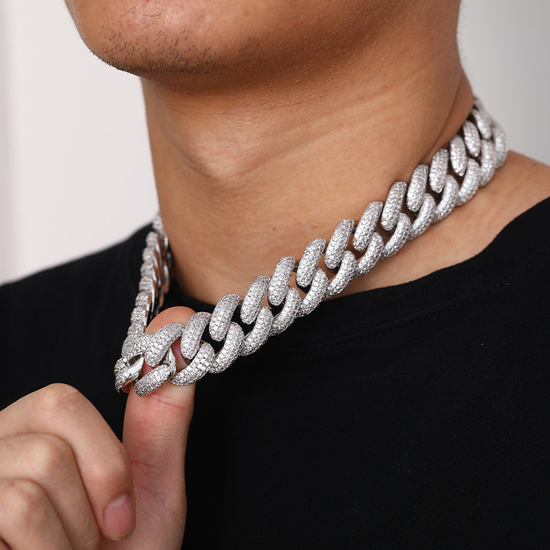 iced encrusted cobra buckle cuban links chain necklace ALYX hero ASAP ROCKY KANYE WEST KID CUDI TRAVIS SCOTT