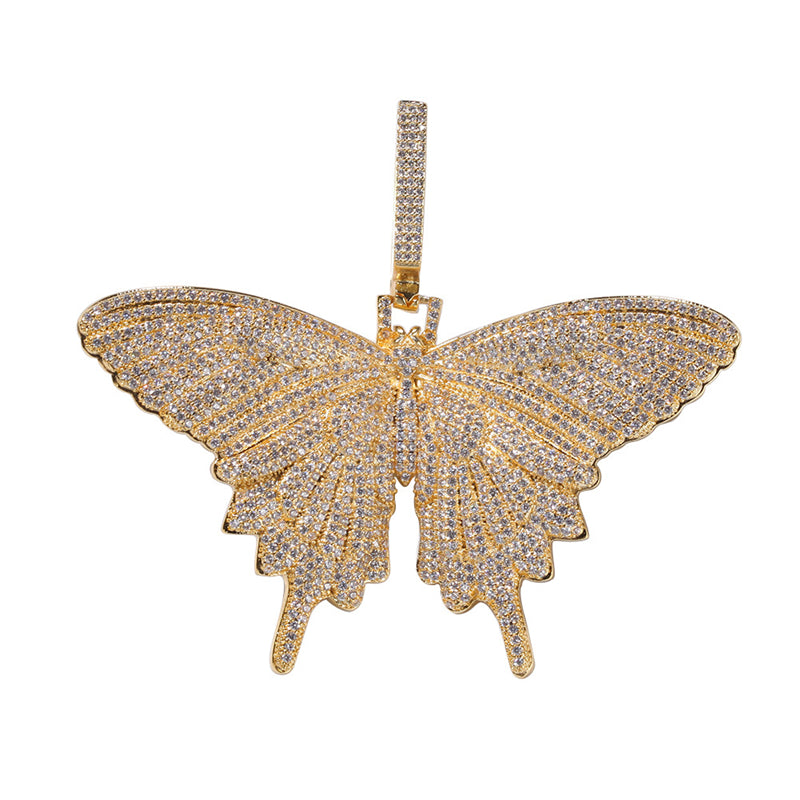 Playboi Carti Butterfly Coupe pendant necklace chain diamond asap mob awge icebox