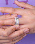 fully iced princess cut eternity ring travis scott lil uzi vert hip hop jewelry shopgld