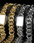 20mm curb cuban link three row highest quality gold diamond vvs ifandco icebox on lil uzi vert playvboi carti
