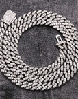6mm cuban link necklace chain diamond ankle chain hip hop rapper jewelers ifandco cardib megan fashion nova  hip hop jewelry