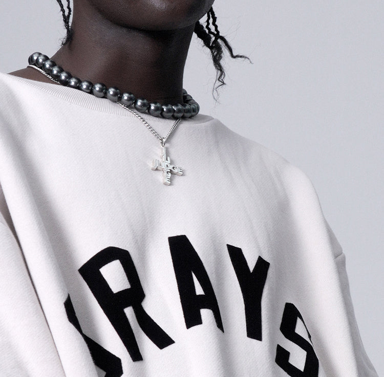asap rocky vlone pearl necklace chain ian connor jewelry links chain