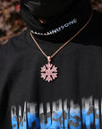 Quavo Gifts Saweetie A $75K Iced Snowflake pendant necklace chain free vvs diamond girl my type