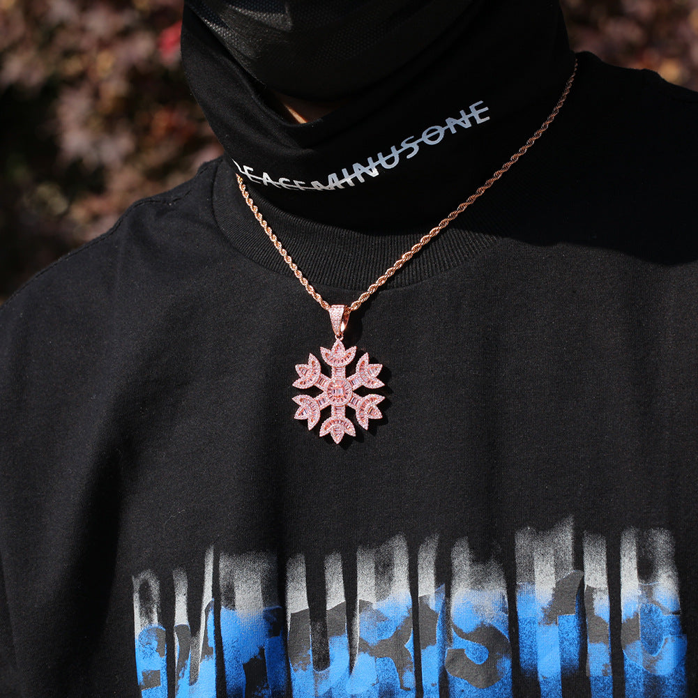 Quavo Gifts Saweetie A $75K Iced Snowflake pendant necklace chain free vvs diamond girl my type